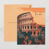Reizen naar Rome Briefkaart (Voorkant / Achterkant)