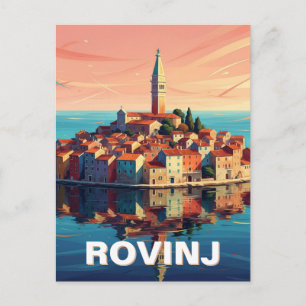 Reizen naar Rovinj Kroatië Briefkaart