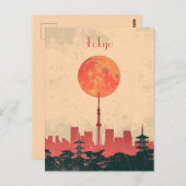 Reizen naar Tokio Briefkaart (Voorkant / Achterkant)