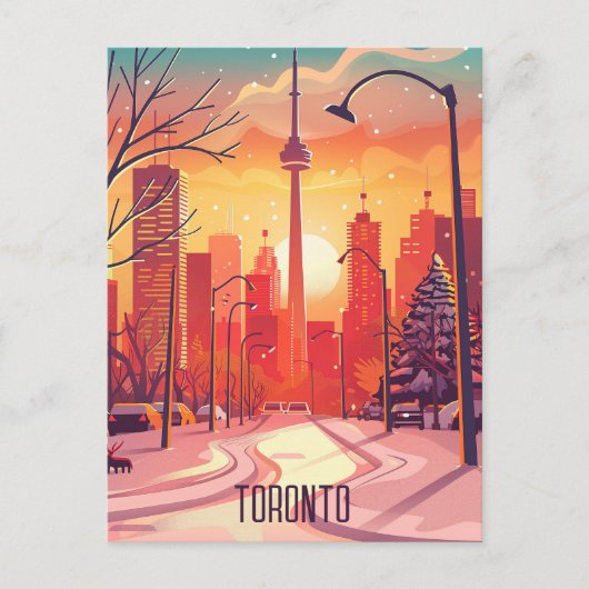 Reizen naar Toronto Briefkaart (Voorkant)