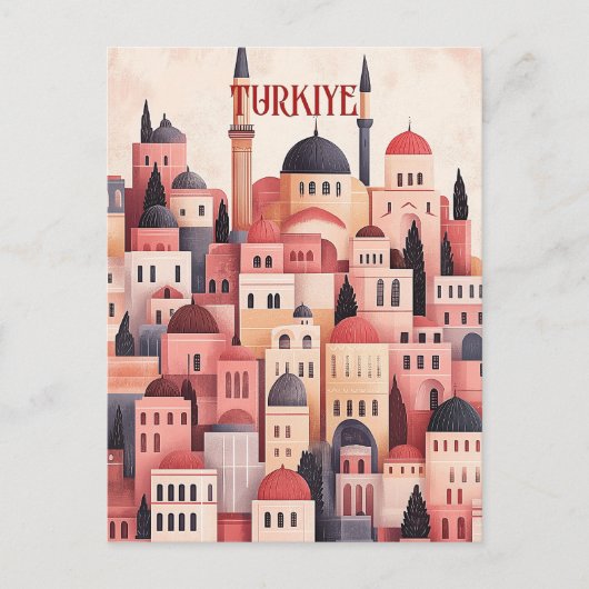 Reizen naar Turkije Briefkaart (Voorkant)