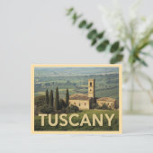Reizen naar Tuscany in oude stijl Briefkaart (Staand voorkant)