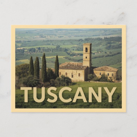 Reizen naar Tuscany in oude stijl Briefkaart (Voorkant)