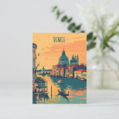 Reizen naar Venetië Briefkaart (Staand voorkant)