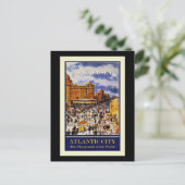 Reizen New Jersey, Atlantic City, Briefkaart (Staand voorkant)