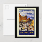 Reizen New Jersey, Atlantic City, Briefkaart (Voorkant / Achterkant)