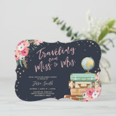 Reizen onder de naam Bridal-douche Kaart (Staand voorkant)