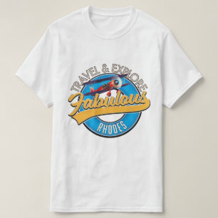 Reizen & Ontdek Fabulous Rhodes logo T-shirt