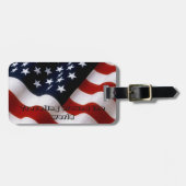 Reizen over de sjabloon van de wereld bagagelabel (Voorkant horizontaal)