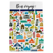 Reizen over de wereld cadeautas medium (Achterkant)