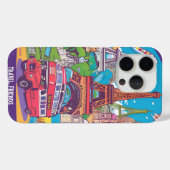 Reizen over de wereld iPhone 15 - Stijlvol Case-Mate iPhone Case (Achterkant (horizontaal))