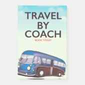 Reizen per bus Britse reisaffiche Post-it® Notes (Voorkant)
