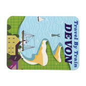 Reizen per trein Devon Magneet (Horizontaal)