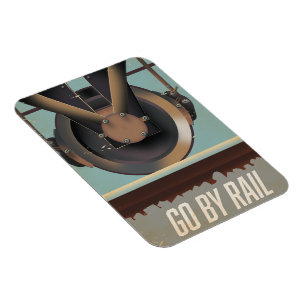 Reizen per trein magneet