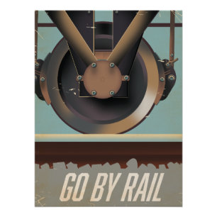 Reizen per Trein Perfect Poster