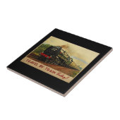 Reizen per trein tegeltje (Zijkant)