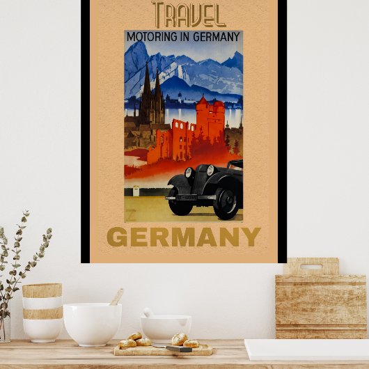 Reizen, reizen in Duitsland  Poster (Keuken)