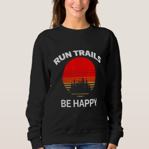 Reizen rennen zijn Happy Sunset Trail Runner met G Trui