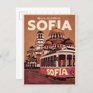 Reizen Sofia, Bulgarije  geschenken en souvenirs Briefkaart