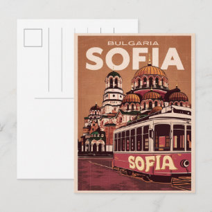 Reizen Sofia, Bulgarije geschenken en souvenirs Briefkaart