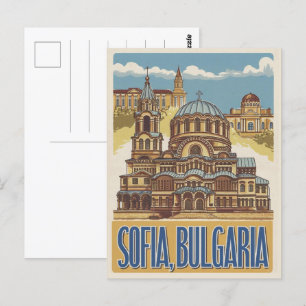 Reizen Sofia, Bulgarije  geschenken en souvenirs Briefkaart