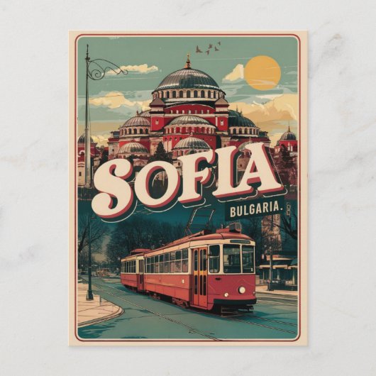 Reizen Sofia, Bulgarije  geschenken en souvenirs Briefkaart (Voorkant)