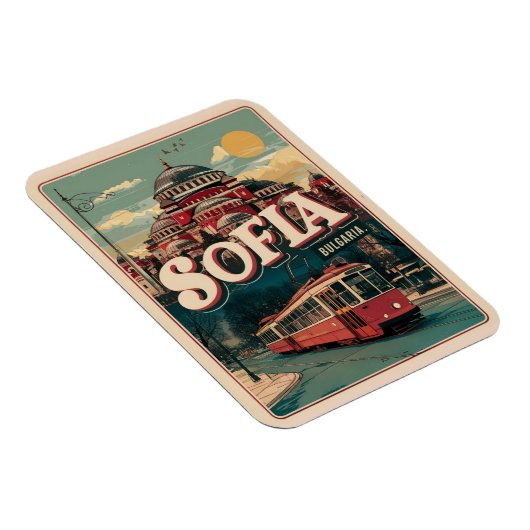 Reizen Sofia, Bulgarije geschenken en souvenirs Magneet (Rechterzijde)
