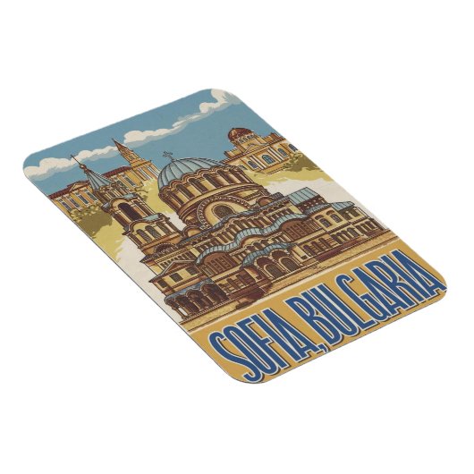 Reizen Sofia, Bulgarije  geschenken en souvenirs Magneet (Rechterzijde)