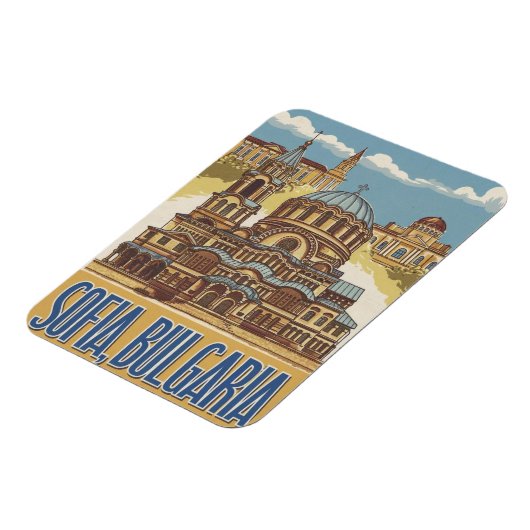 Reizen Sofia, Bulgarije  geschenken en souvenirs Magneet (Linkerzijde)