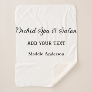 Reizen Spa Salon Gasteninformatie Vakantie Strand Sherpa Deken