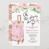 Reizen Thema Afscheid Afscheid Afscheid Feestuitno Kaart (Voorkant / Achterkant)