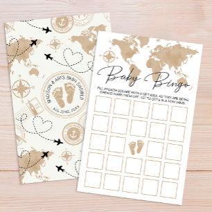 Reizen Thema Baby Bingo Game Kaart