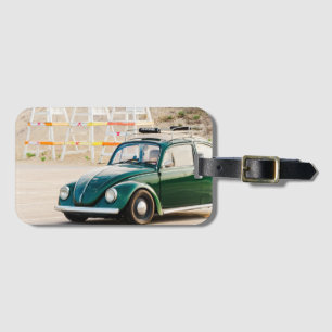 Reizen Thema Gift met Beach Car Foto Bagagelabel