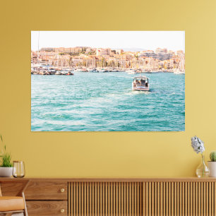 Reizen Thema Home Decor met Strandfoto Canvas Afdruk