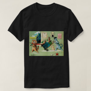 Reizen van de kattenfamilie, Louis Wain T-shirt