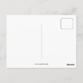 Reizen van de monkey van de Retro Zoo Berlin adver Briefkaart (Achterkant)