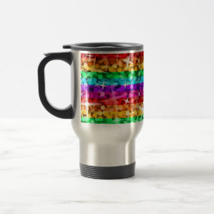 Reizen van de Regenboog van Glitz/mok van de pende Reisbeker