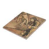 reizen van Gulliver door Arthur Rackham Tegeltje (Zijkant)