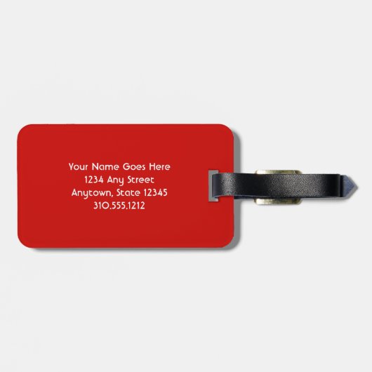 Reizen van het Onderzetter van het Roller van het  Bagagelabel (Achterkant horizontaal)