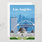 Reizen van kunstreizen naar Los Angeles Programma (Voorkant / Achterkant)