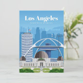 Reizen van kunstreizen naar Los Angeles Programma (Staand voorkant)