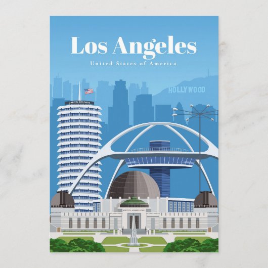 Reizen van kunstreizen naar Los Angeles Programma (Voorkant)