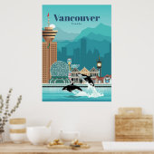 Reizen van kunstreizen naar Vancouver Poster (Keuken)