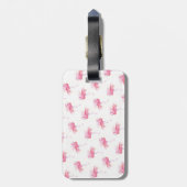 Reizen van Miss naar Mrs. Bagagelabel (Achterkant verticaal)