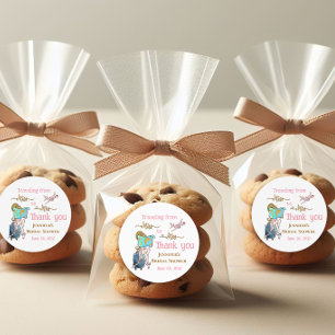 Reizen van Miss naar Mrs Bruidsfeest Favoriet Ronde Sticker