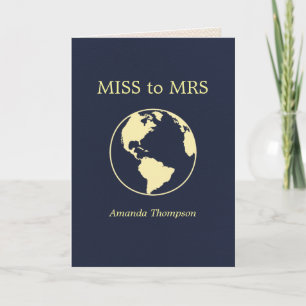 Reizen van Miss naar Mrs Paspoort Bruidsfeest