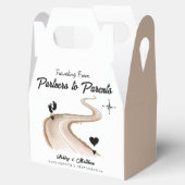 Reizen van partners naar ouders Baby shower Bedankdoosjes (Geopend)