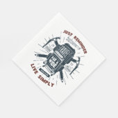 Reizen ver en breed servet (Hoek)