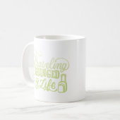 Reizen veranderde mijn leven koffiemok (Voorkant links)