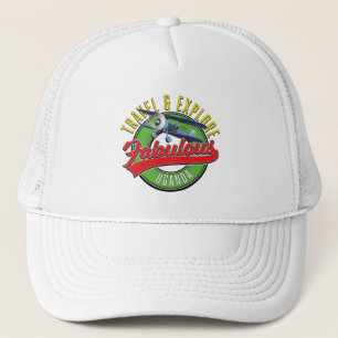 Reizen Verken Prachtig Oeganda T-Shirt Trucker Pet